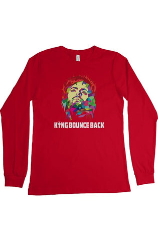 King Bounce Back Abstract Long Sleeve T Shirt