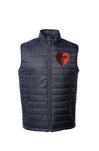 Heart RebelRespec Mens Puffer Vest