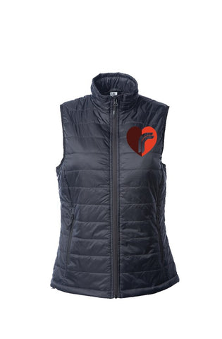 Heart RebelRespec Women's Puffer Vest