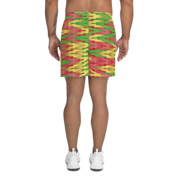 Zig All-Over Print Men's Athletic Long Shorts