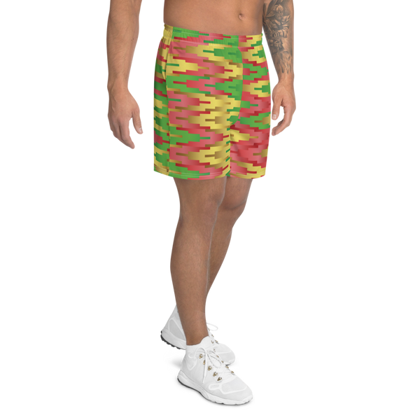 Zig All-Over Print Men's Athletic Long Shorts