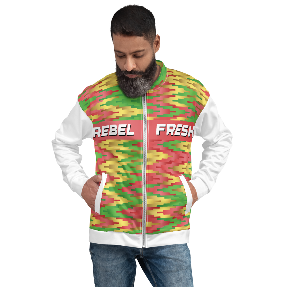 Rebel Fresh Zig Unisex Bomber Jacket