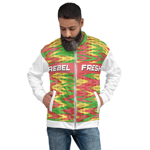 Rebel Fresh Zig Unisex Bomber Jacket