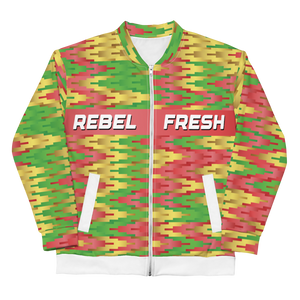 Rebel Fresh Zig All-Over Print Unisex Bomber Jacket