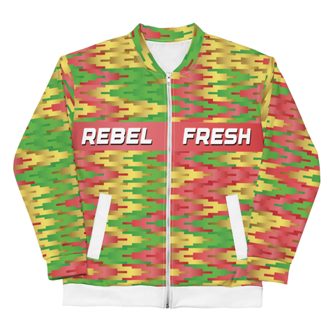 Rebel Fresh Zig All-Over Print Unisex Bomber Jacket