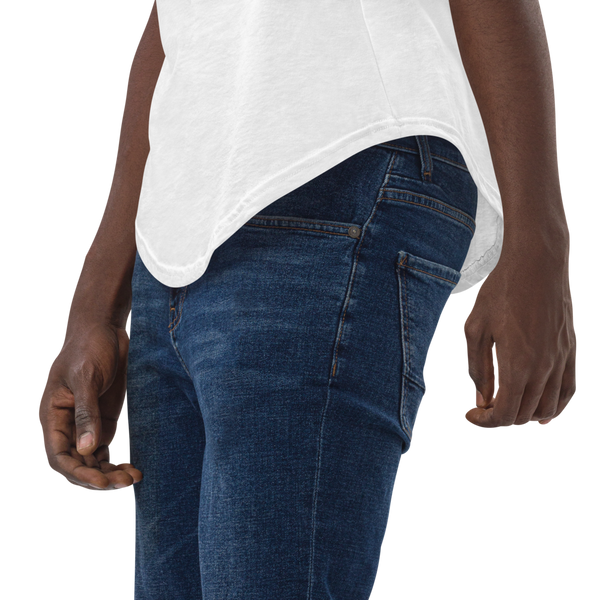 Brand Nautical Stripes Men's Curved Hem T-Shirt