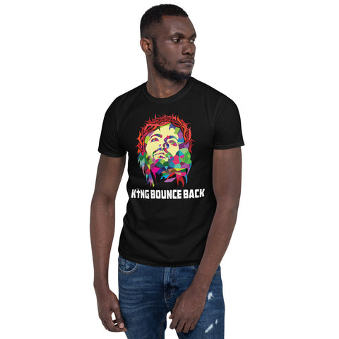 KING BOUNCE BACK - Abstract Design Short-Sleeve Unisex T-Shirt