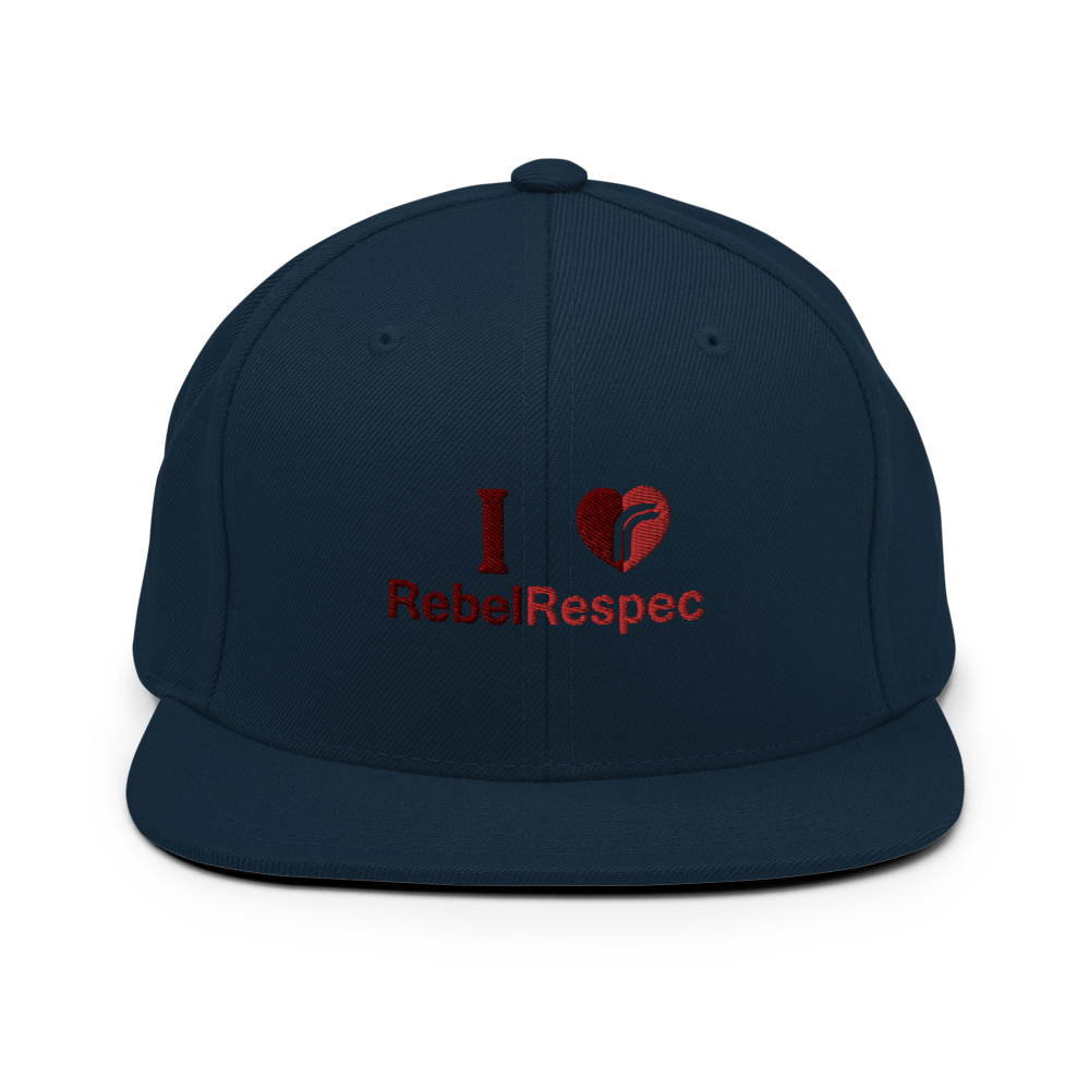 I Love RebelRespec Snapback Hat