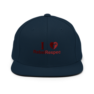 I Love RebelRespec Snapback Hat