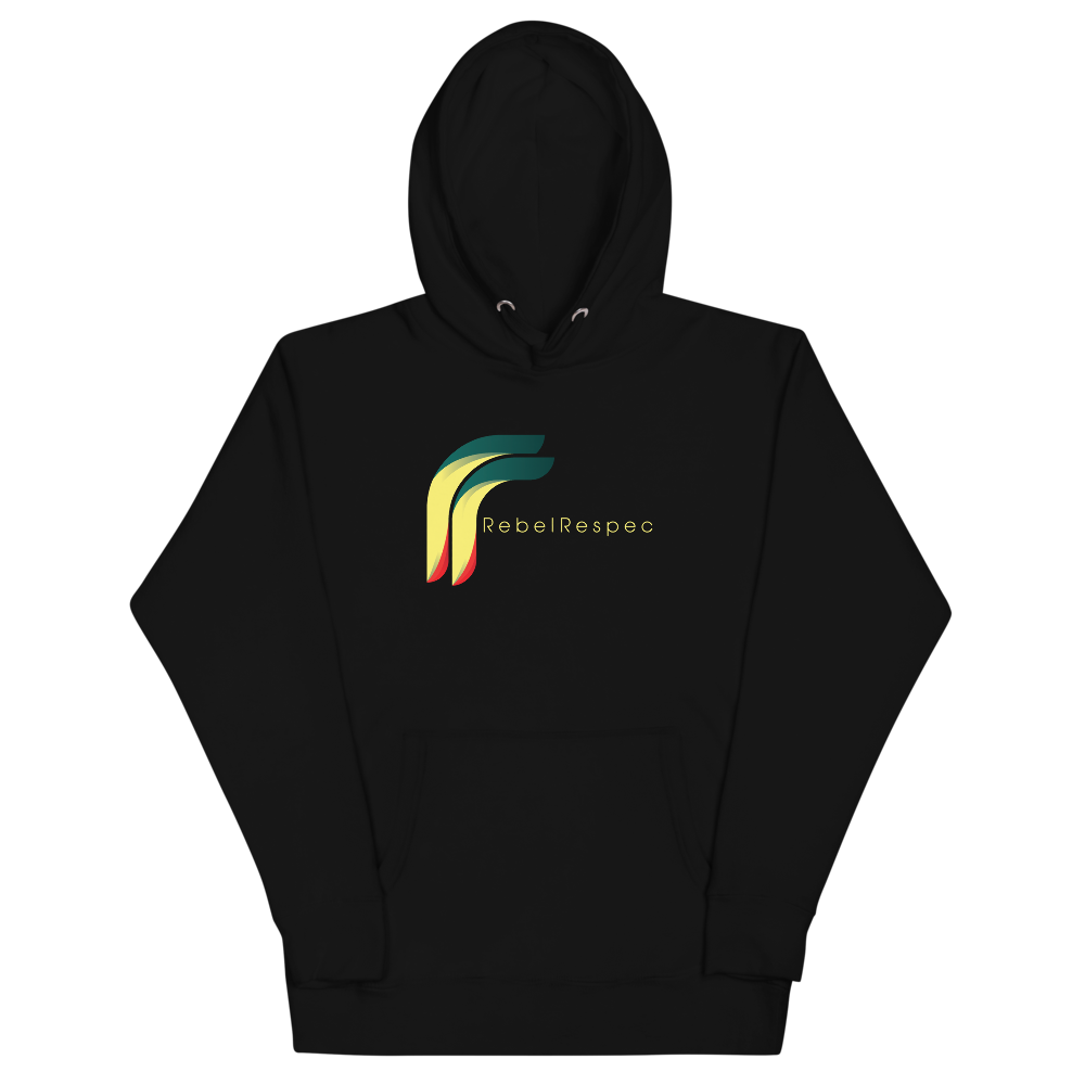 RebelRespec Logo Red Green and Gold Unisex Hoodie
