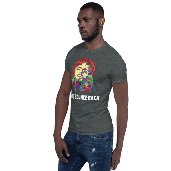 KING BOUNCE BACK - Abstract Design Short-Sleeve Unisex T-Shirt