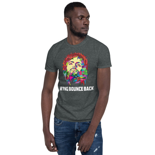 KING BOUNCE BACK - Abstract Design Short-Sleeve Unisex T-Shirt