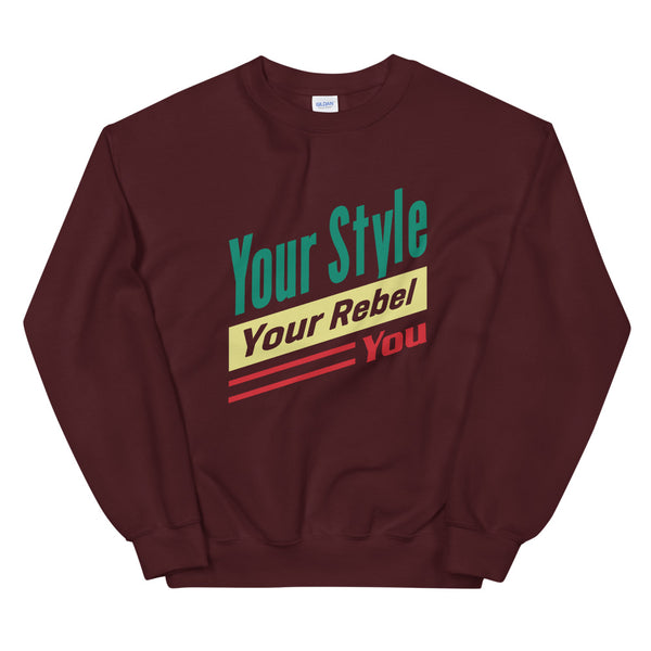 Tagline With Outside Label Unisex Sweatshirt