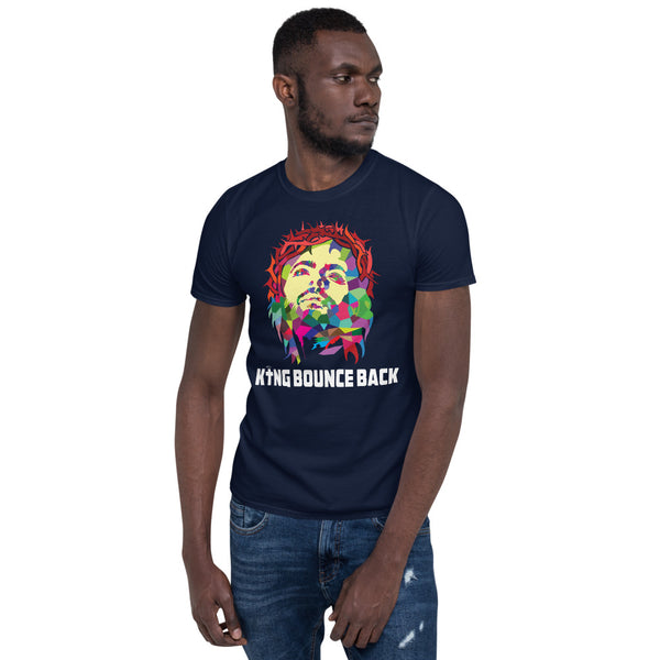 KING BOUNCE BACK - Abstract Design Short-Sleeve Unisex T-Shirt