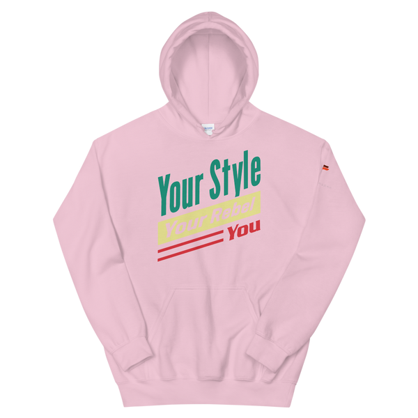 Tagline With Logo On Sleeve Unisex Hoodie