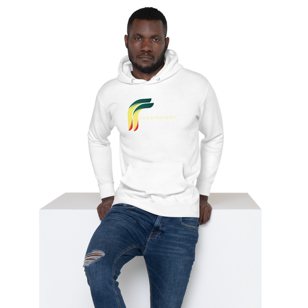RebelRespec Logo Red Green and Gold Unisex Hoodie
