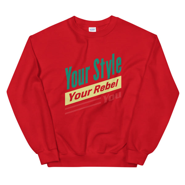 Tagline With Outside Label Unisex Sweatshirt