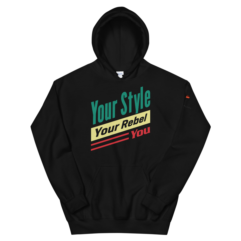 Tagline With Logo On Sleeve Unisex Hoodie