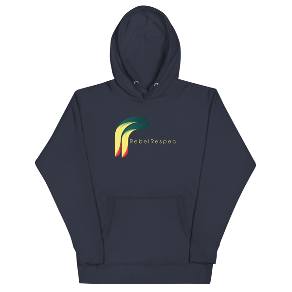 RebelRespec Logo Red Green and Gold Unisex Hoodie