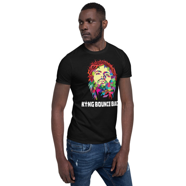 KING BOUNCE BACK - Abstract Design Short-Sleeve Unisex T-Shirt