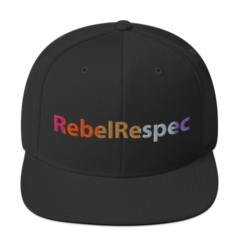 RebelRespec Pride Colors Snapback Hat