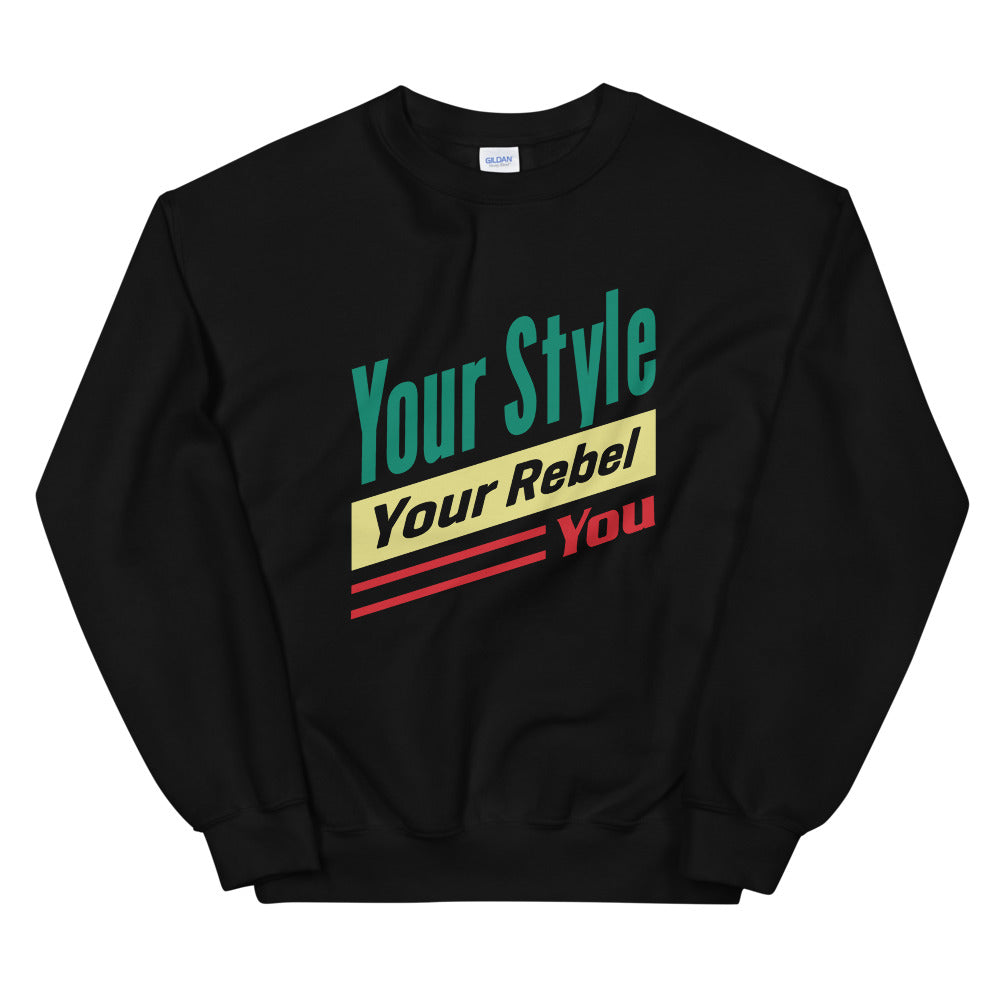 Tagline With Outside Label Unisex Sweatshirt
