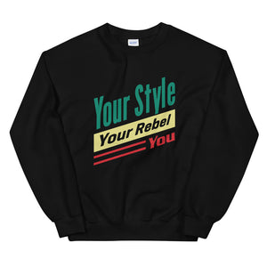 Tagline With Outside Label Unisex Sweatshirt