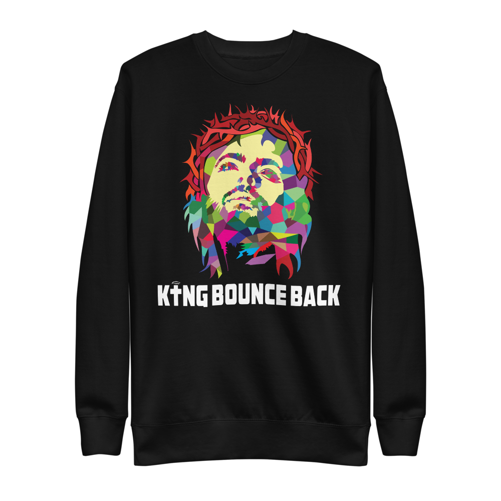 King Bounce Back Abstract Unisex Fleece Pullover