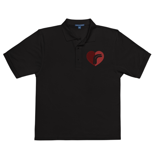 Heart RebelRespec Men's Premium Polo
