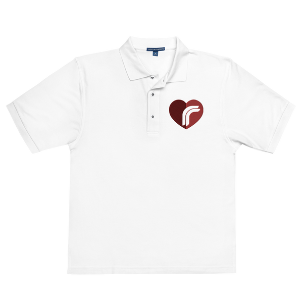 Heart RebelRespec Men's Premium Polo