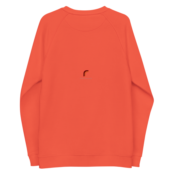 I Love RebelRespec Unisex Organic Raglan Sweatshirt