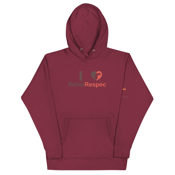 I Love RebelRespec Unisex Hoodie