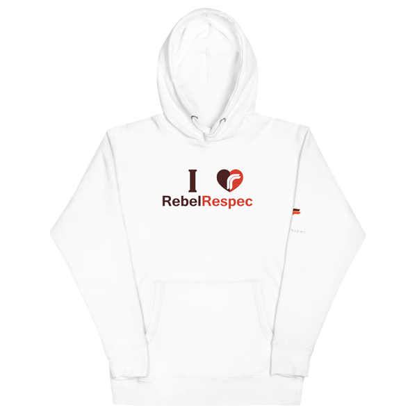 I Love RebelRespec Unisex Hoodie