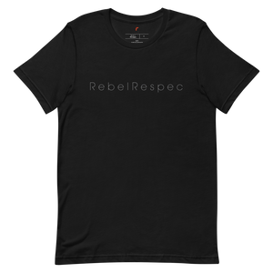 RebelRespec Grey Script Short-Sleeve Unisex T-Shirt