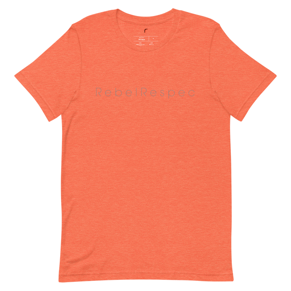 RebelRespec Grey Script Short-Sleeve Unisex T-Shirt