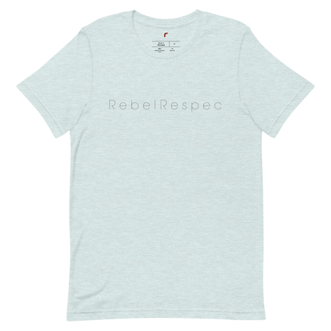 RebelRespec Grey Script Short-Sleeve Unisex T-Shirt