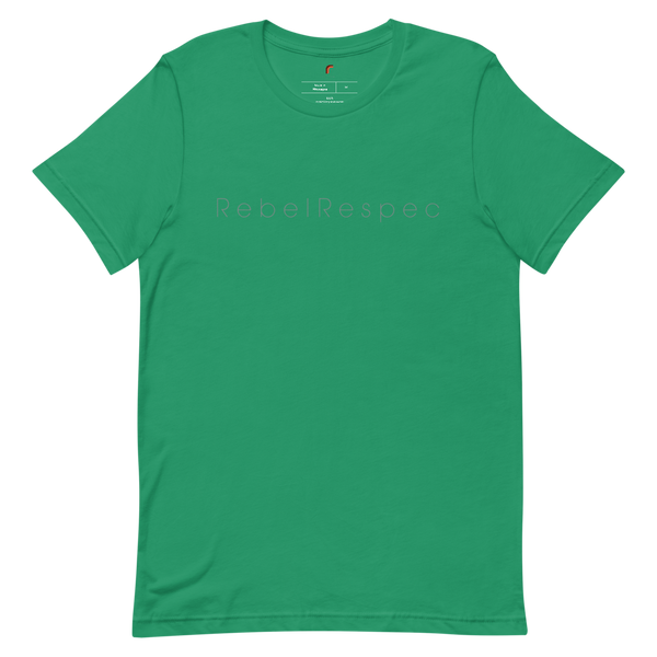 RebelRespec Grey Script Short-Sleeve Unisex T-Shirt
