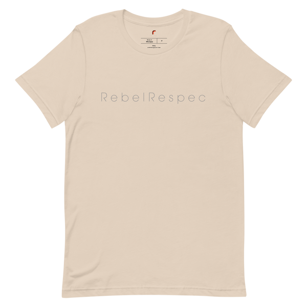 RebelRespec Grey Script Short-Sleeve Unisex T-Shirt